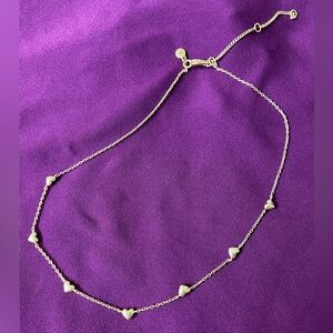 Madewell Gold Hearts necklace